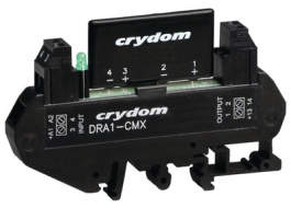 DRA1-CMX100D10, Solid state relay single phase - 1...60 VDC 10 A, Sensata