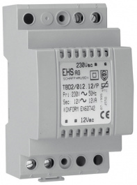 TBD2/035.24/F5, Control transformer 230VAC, 24VAC, Comatec EHS