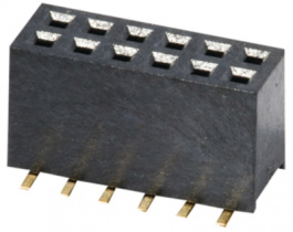 20021321-00012C4LF, Socket housing SMT 12P, FCI (Amphenol FCI, AFCI))