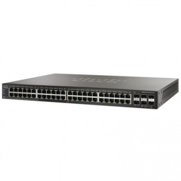SG500X-48P-K9-G5, Switch 50x 10/100/1000 (48x PoE) 2x SFP, 4x SFP+ 19", Cisco Systems