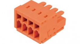 734-204, Pluggable Terminal Block Plug, 3.81mm, 1.5mm\x1a, 4 Poles, Wago
