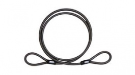 K4551220D, Double Loop Security Cable, 2m, Steel, Kasp