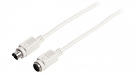 VLCP51100I30, PS/2 Cable Male - PS/2 Female 3 m, Valueline