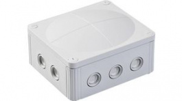 COMBI 1210/5 BlACk, Junction Box 160x140x81mm Black Polypropylene IP66/IP67, WISKA LTD