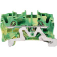 2006-1207 Terminal block yellow-green 0.5...6 mm2