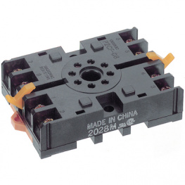 P2CF-08-E, Аксес.для реле: панелька; octal; Монтаж: DIN; PIN:8; 6А; 250ВAC, Omron