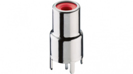BTOR 1 rot, RCA chassis socket metallic red, Lumberg Connect