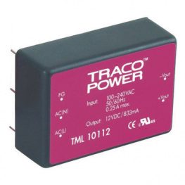 TML 05112, PCB Mount Converters 5 W 12 VDC, Traco Power