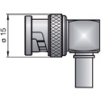 71S201-309N5 Cable plug BNC angled BNC 75 Ohm