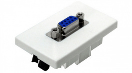 FLF/DSUB-9, FLF mounting plate, Contrik