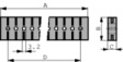401-6,3-02 Flat plug connector 2-Pole 6.3 x 0.8 mm