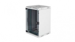 DN-1019, 10" / 19" Metal Enclosure 350x350x550mm Sheet Steel Grey IP20, DIGITUS