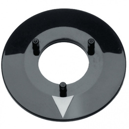 45-15013, Disk 15 mm black, RITEL