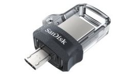 SDDD3-016G-G46, Флешка; OTG, USB 3.0; Ultra Dual OTG; 16ГБ; 130МБ/с, Sandisk