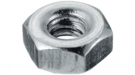 RND 610-00484, Hex Nut, M2.5, 2mm, Stainless Steel, RND Components
