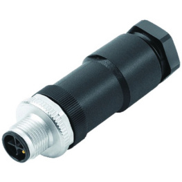 99 0689 19 04, Cable plug 4-pole S-coding Poles 3+PE 12 A 630 VAC, Binder