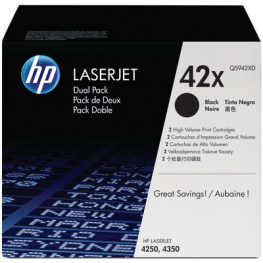Q5942XD, Toner duopack Black, HP