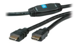 14.01.3465, HDMI Cable with Repeater, HDMI Plug - HDMI Plug, 30m, Roline