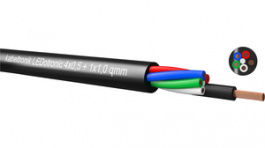 LEDotronic 4x0,5+1x1,0qmm sw, Control cable&nbsp;&nbsp; 4&nbsp;&nbsp;x0.50 mm2 (1 x 1.00 mm2) unshielded, Kabeltronik