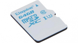 SDCAC/64GBSP, microSD Card, 64 GB, Kingston