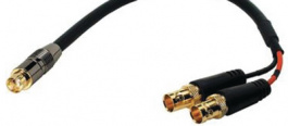 Y/C-S4P-2BJ-0.3, Video cable 0.3 m Black, Contrik