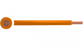RND 475-00854 [100 м], Flexible Stranded Wire PVC, 6mm², Bare Copper, Orange, H07V2-K, 100m, RND Cable