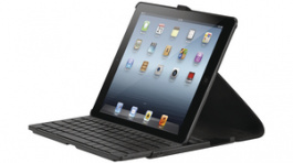 THZ192CH, Versavu iPad rotating case stand with keyboard black, Targus