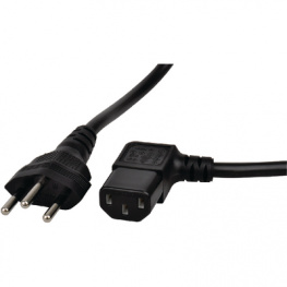 SP-223-06-S, Mains cable Type 12-Plug C13 90deg-Socket 1.8 m, Maxxtro