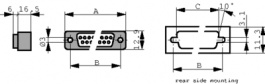3-1393486-7, V42254A5235B237 SUB D FEDERLEI D-Sub Standard Connectors V42254A5235B237 SUB D FEDERLEI, TE Connectivity