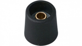 A3116069, Control knob without recess black 16 mm, OKW