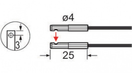 FT-KV40, Датчик: световодный; Дальность: 0?3600мм; IP30; -40?60°C, Panasonic