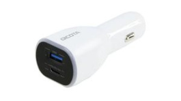 D31932, Charger, Car, 2x USB-A / USB-C, 100W, White, Dicota