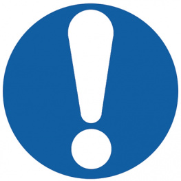 ASS5-B-150-BU [5 шт], Mandatory signs PU=5 ST, HellermannTyton