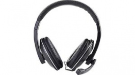 CHST200BK, Over-Ear PC Headset 2 x 3.5 mm Jack Plug Black, Nedis (HQ)