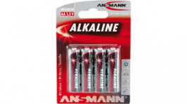 5015563 [4 шт], Battery 1.5 V LR6 Pack of 4 pieces, Ansmann