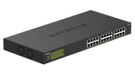 GS324PP-100EUS, PoE Switch, Unmanaged, 1Gbps, 380W, RJ45 Ports 24, PoE Ports 24, NETGEAR