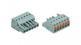 2231-106/026-000, Socket Plug, 5mm, 2.5mm2, 6Poles, Wago