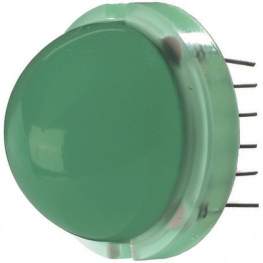 DLA-6SGD, LED; 20мм; зеленый; 40?75мкд; 120°; Кол-во выв: 12; 20мА; 2,2?2,5В, Kingbright