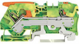 2106-5207, Ground Terminal, Cage Clamp, 2 Poles, 0.5 ... 10mm\x1a, Wago