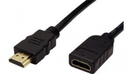 11.99.5574, HDMI Extension Cable Black 1 m, Value