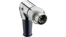 0134 04, Вилка; DIN; "папа"; с амортизатором; PIN: 4; угловой 90°; на провод, Lumberg Connect