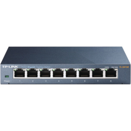 TL-SG108, Switch 8x 10/100/1000 - Desktop, TP-Link