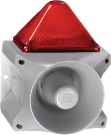 PA X 20-15 24 DC RO 7035, Flashing sounder red, Pfannenberg