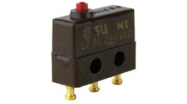21SX39-T, Микропереключатель; без рычага; SPDT; 7A/250ВAC; OFF-(ON); 1, Honeywell