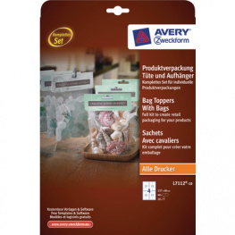 L7112-10, Product packaging set packet + tag, Zweckform