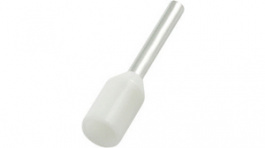 RND 465-00137 [100 шт], Bootlace ferrule 0.75 mm2 white 14.3 mm pack of 100 pieces, RND Connect