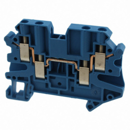 3044584, UT 4-QUATTRO BU terminal block blue 0.14...4 mm2, Phoenix Contact