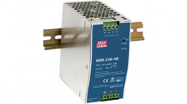NDR-240-24, Switched-Mode Power Supply Adjustable, 24 VDC/10 A, 240 W, MEAN WELL
