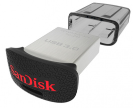 SDCZ43-032G-G46, USB Stick Ultra Fit USB 3.0 32 GB black, Sandisk