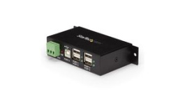 ST4200USBM, Industrial USB Hub with ESD Protection, 4x USB A Socket/USB B Socket/Terminal Bl, StarTech.com